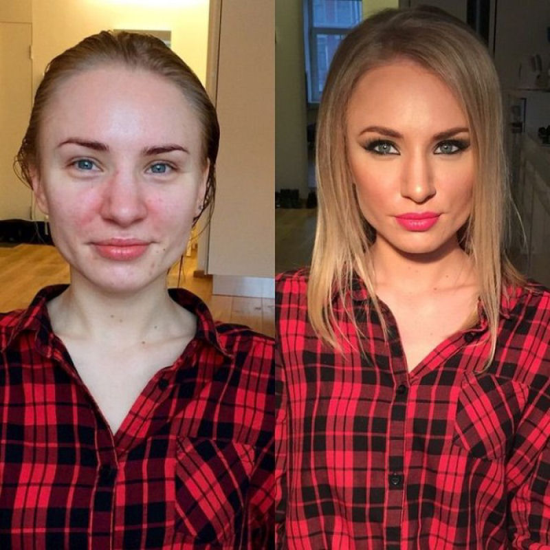 Antes e depois de milagres da maquiagem 3 08