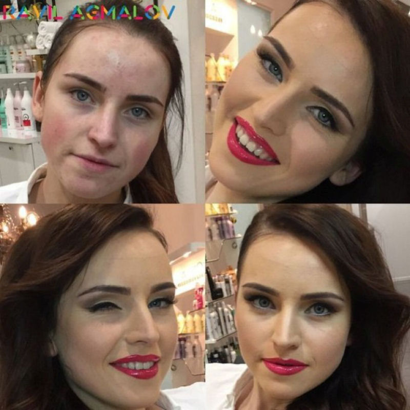 Antes e depois de milagres da maquiagem 3 12