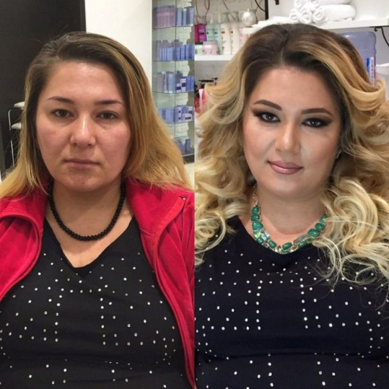 Antes e depois de milagres da maquiagem 3 13