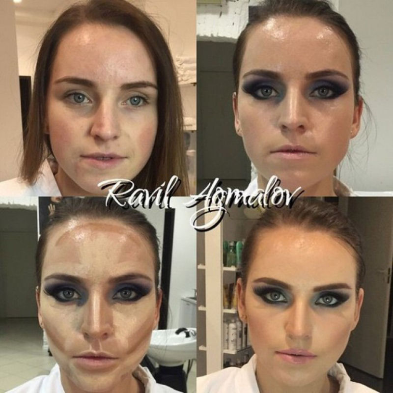 Antes e depois de milagres da maquiagem 3 15