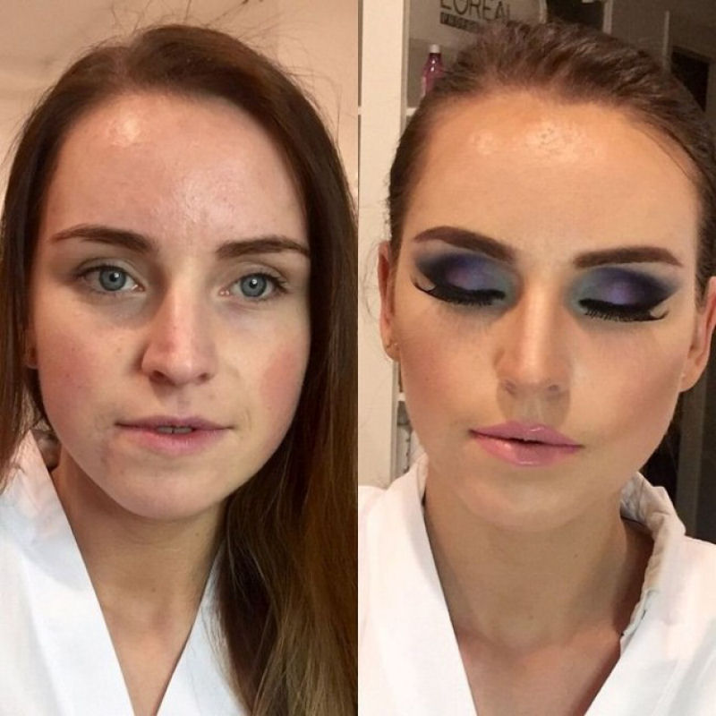 Antes e depois de milagres da maquiagem 3 16