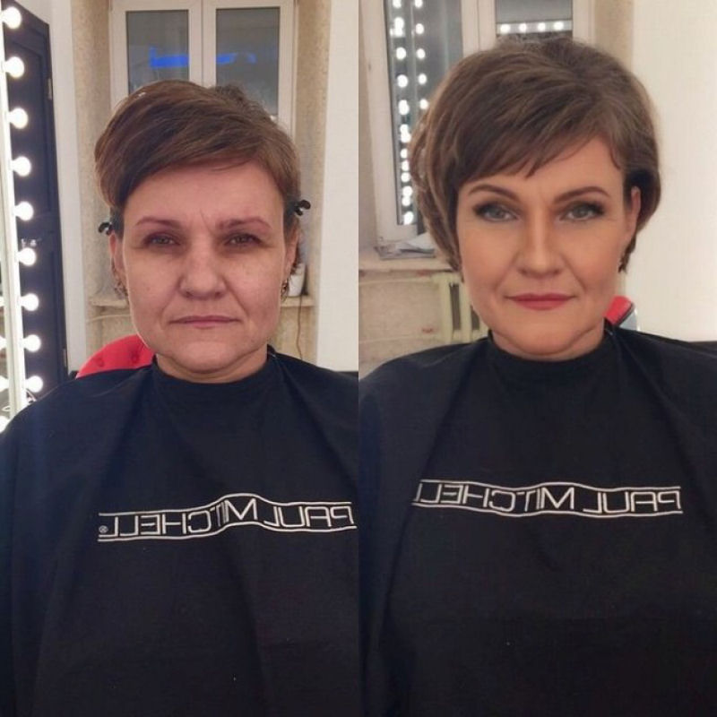 Antes e depois de milagres da maquiagem 3 19