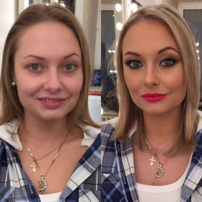 Antes e depois de milagres da maquiagem 3 25