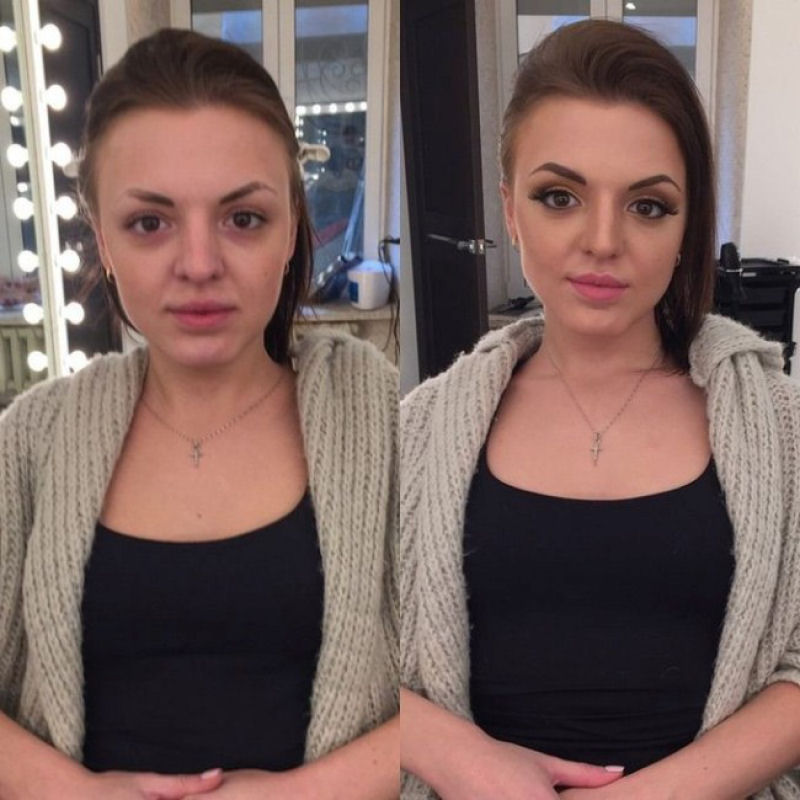 Antes e depois de milagres da maquiagem 3 26