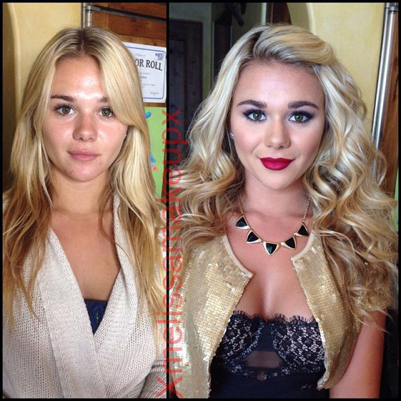 Antes e depois de milagres da maquiagem 4 01