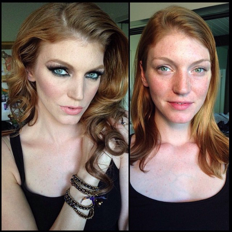 Antes e depois de milagres da maquiagem 4 05