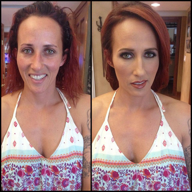 Antes e depois de milagres da maquiagem 4 09