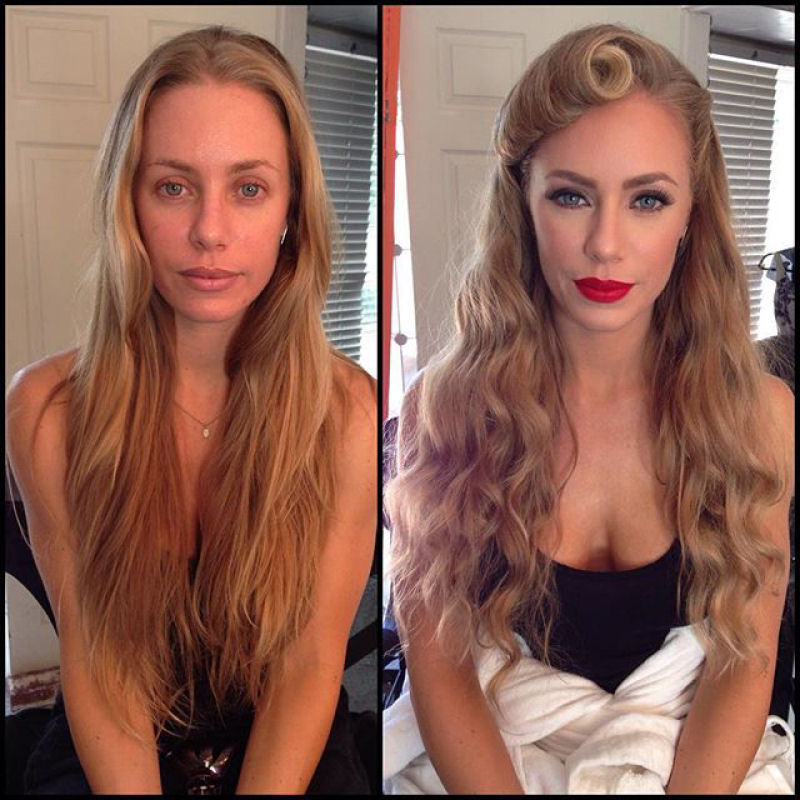 Antes e depois de milagres da maquiagem 4 28