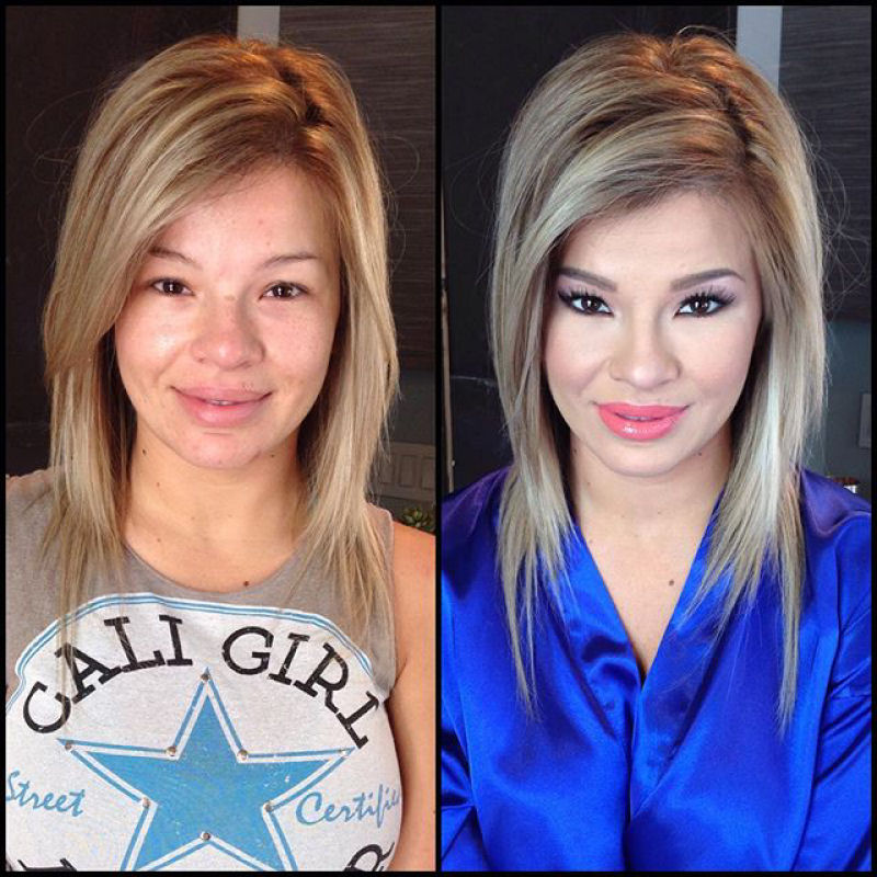 Antes e depois de milagres da maquiagem 4 38