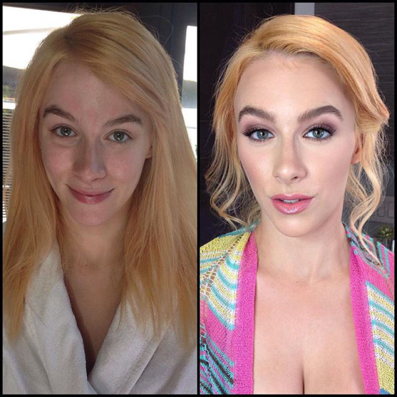 Antes e depois de milagres da maquiagem 4 52