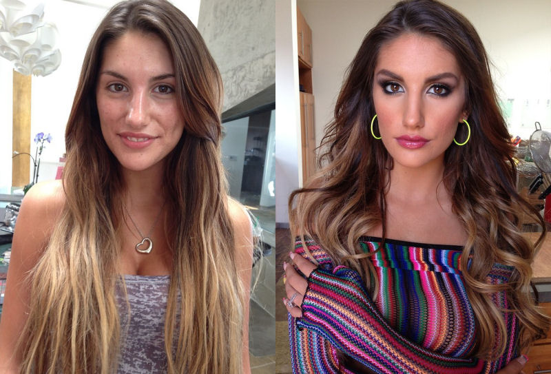 Antes e depois de milagres da maquiagem 4 57