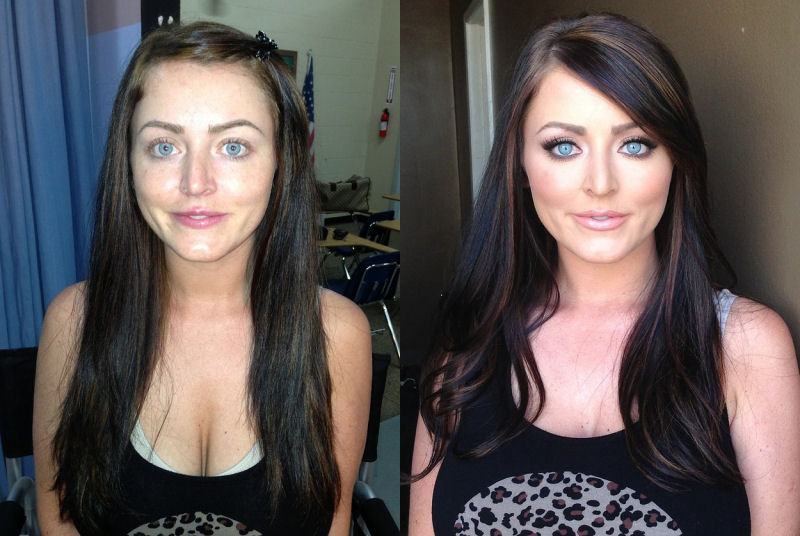 Antes e depois de milagres da maquiagem 4 58