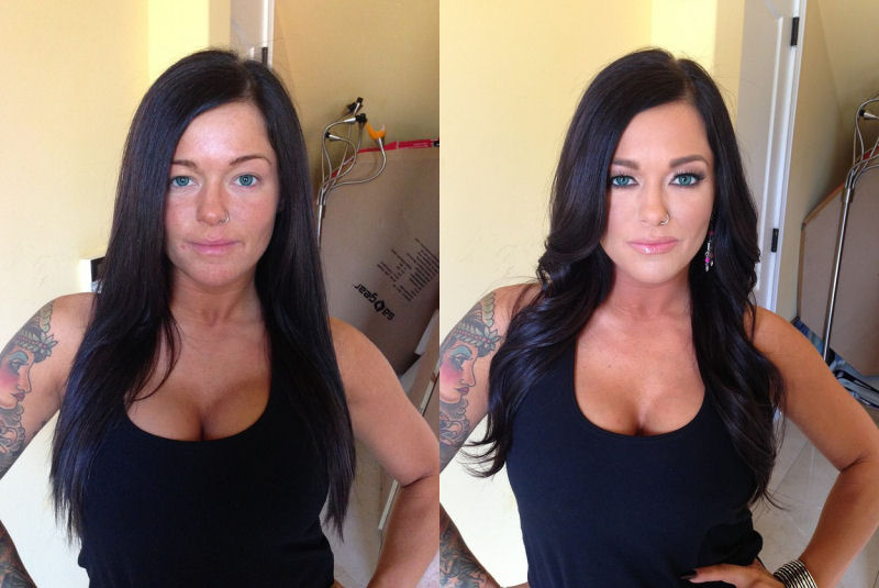 Antes e depois de milagres da maquiagem 4 59