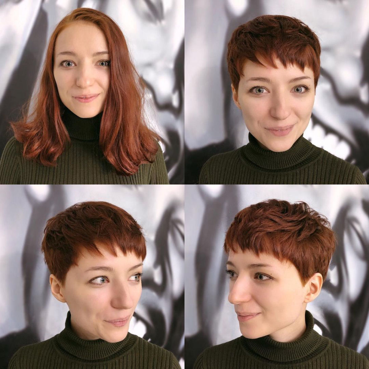 Cabeleireira moscovita demonstra que a beleza não se mede pelo comprimento do cabelo 19