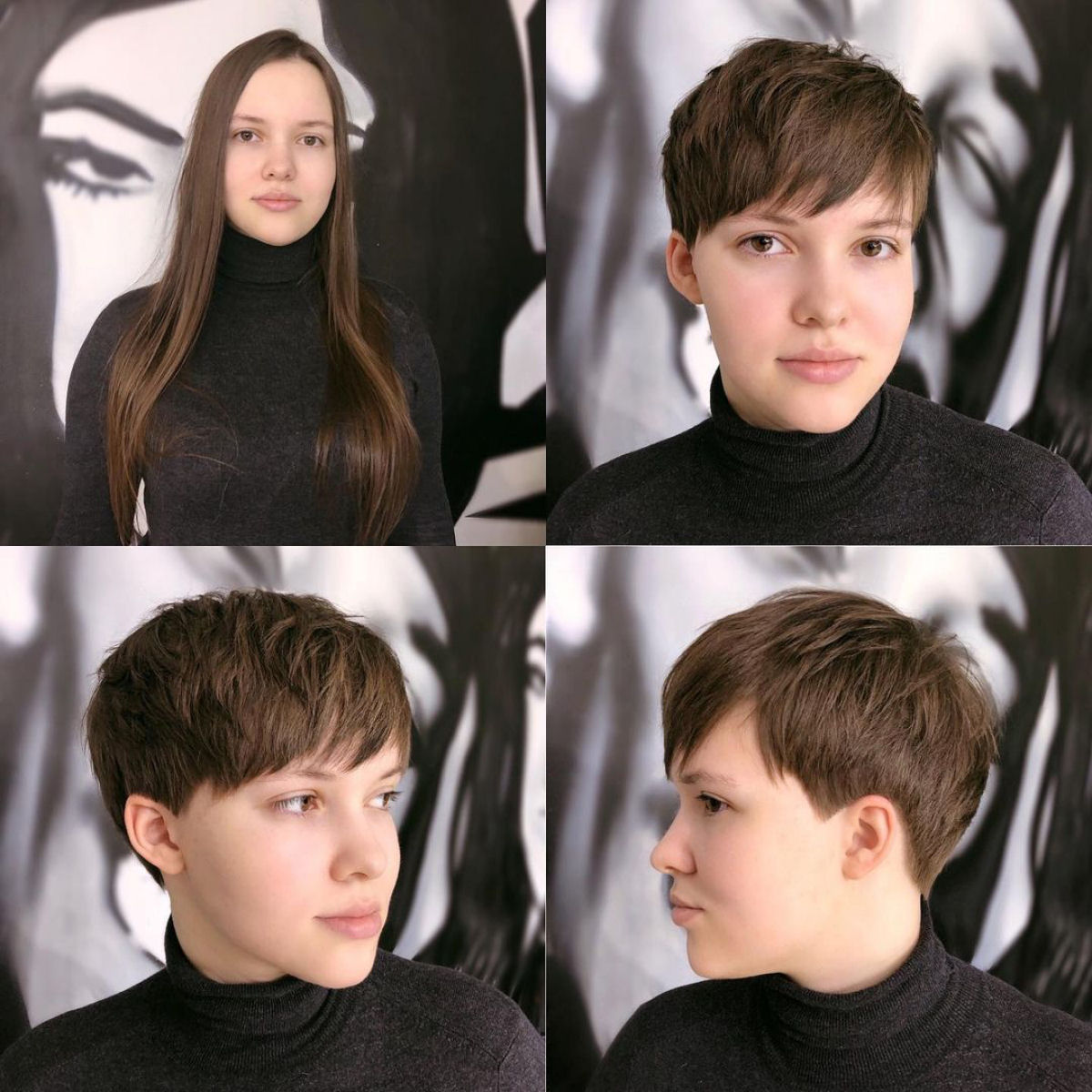 Cabeleireira moscovita demonstra que a beleza não se mede pelo comprimento do cabelo 20