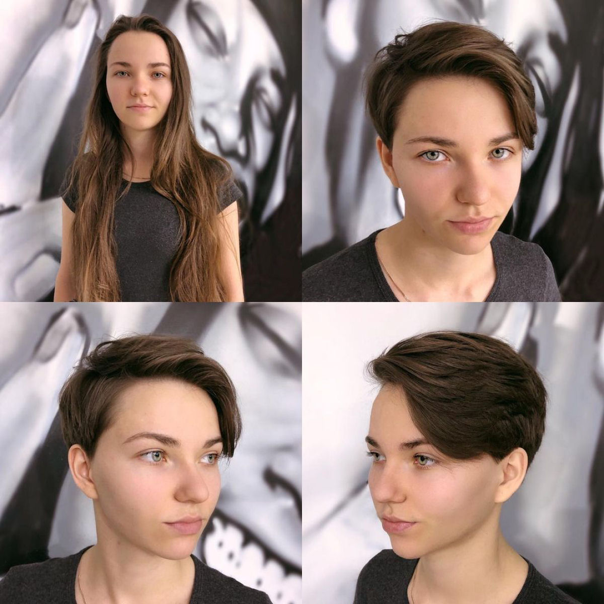 Cabeleireira moscovita demonstra que a beleza não se mede pelo comprimento do cabelo 28
