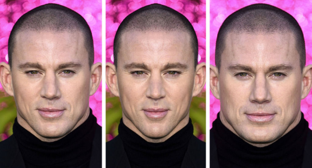 Como seriam 15 celebridades se seus rostos fossem completamente simétricos 11