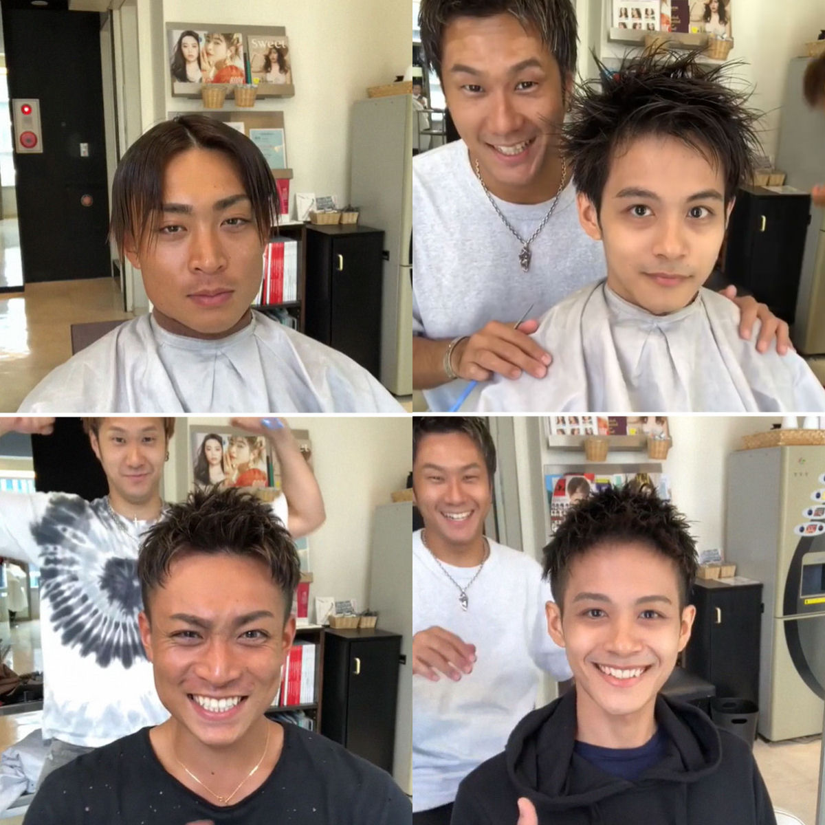 Barbeiro japons mostra a transformao proporcionada por um bom corte de cabelo 01