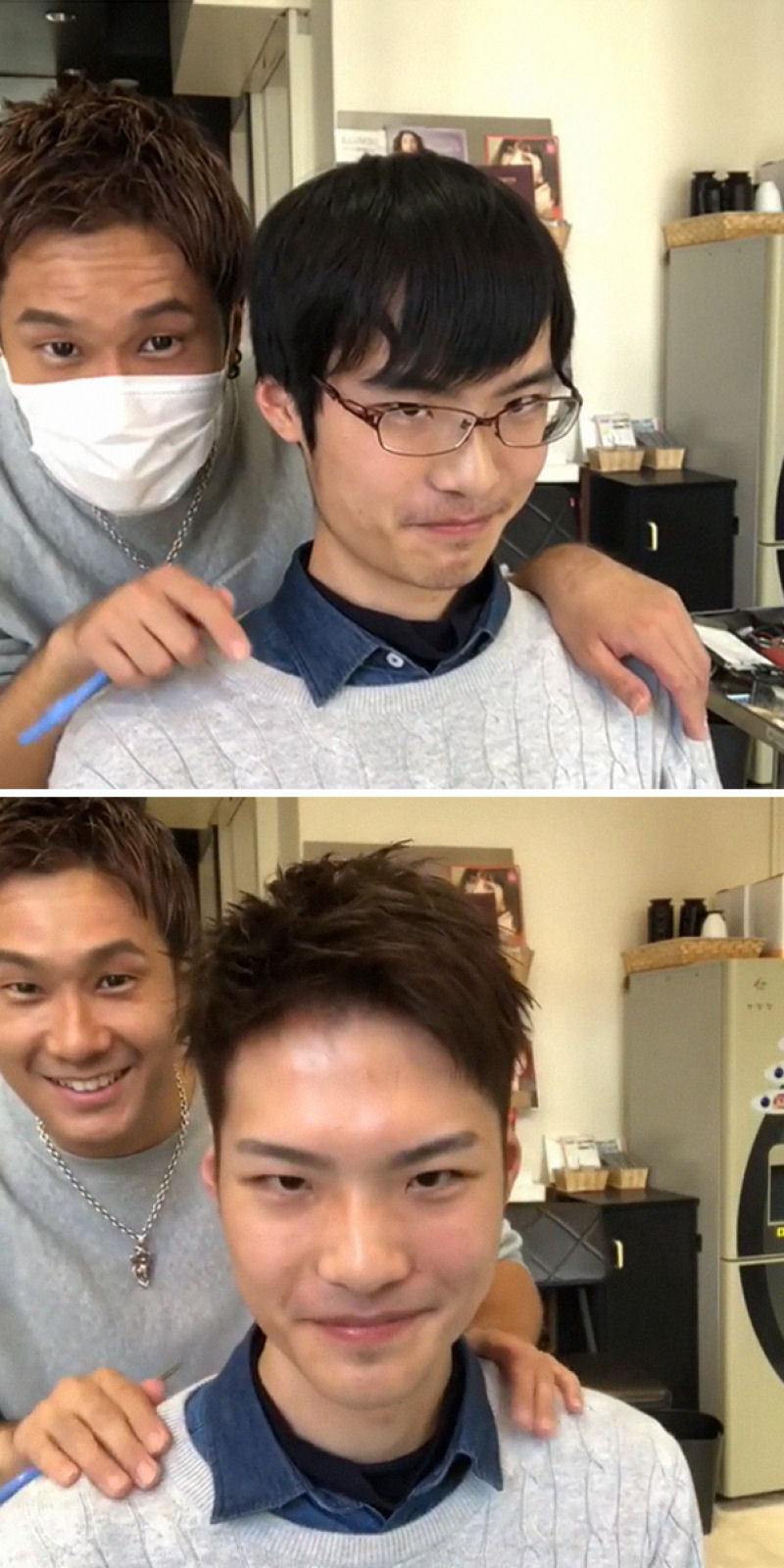 Barbeiro japons mostra a transformao proporcionada por um bom corte de cabelo 10