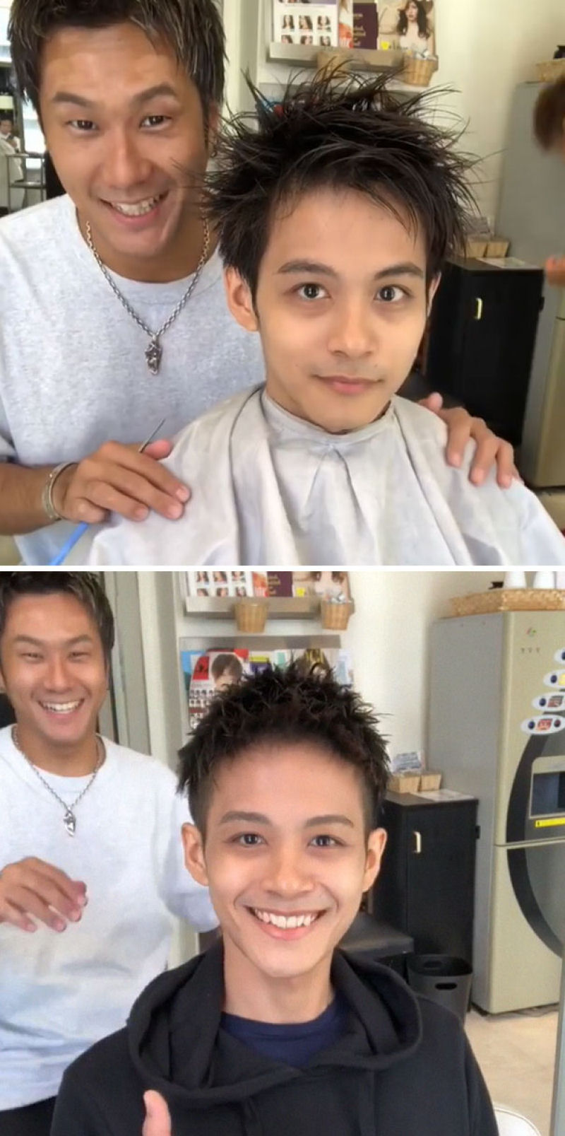 Barbeiro japons mostra a transformao proporcionada por um bom corte de cabelo 13