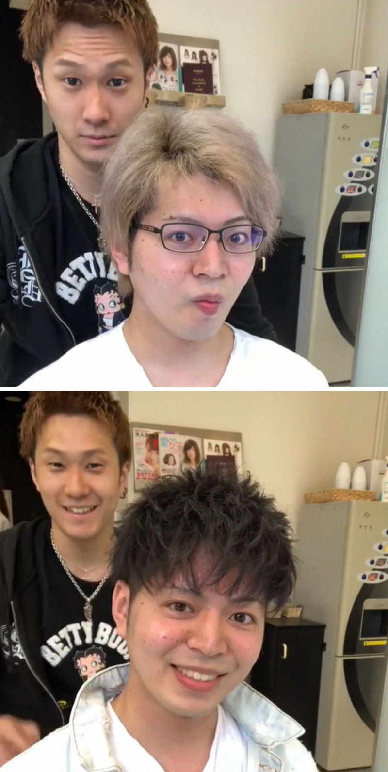 Barbeiro japons mostra a transformao proporcionada por um bom corte de cabelo 18
