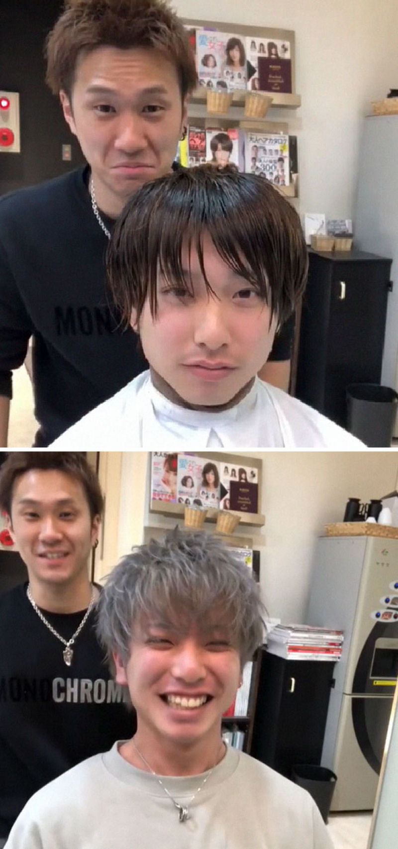 Barbeiro japons mostra a transformao proporcionada por um bom corte de cabelo 19