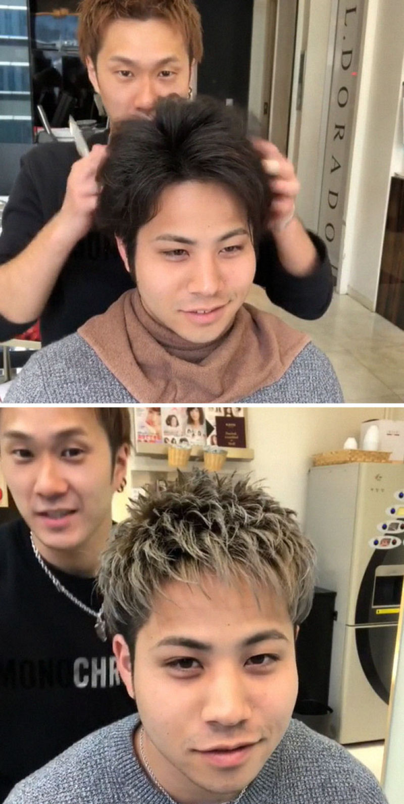 Barbeiro japons mostra a transformao proporcionada por um bom corte de cabelo 22