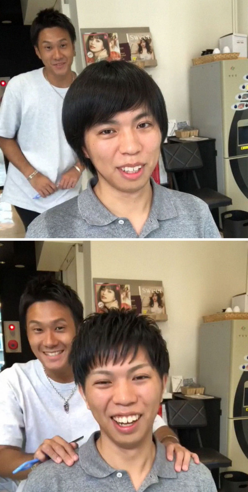 Barbeiro japons mostra a transformao proporcionada por um bom corte de cabelo 25