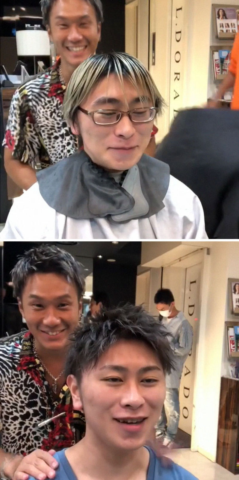 Barbeiro japons mostra a transformao proporcionada por um bom corte de cabelo 28