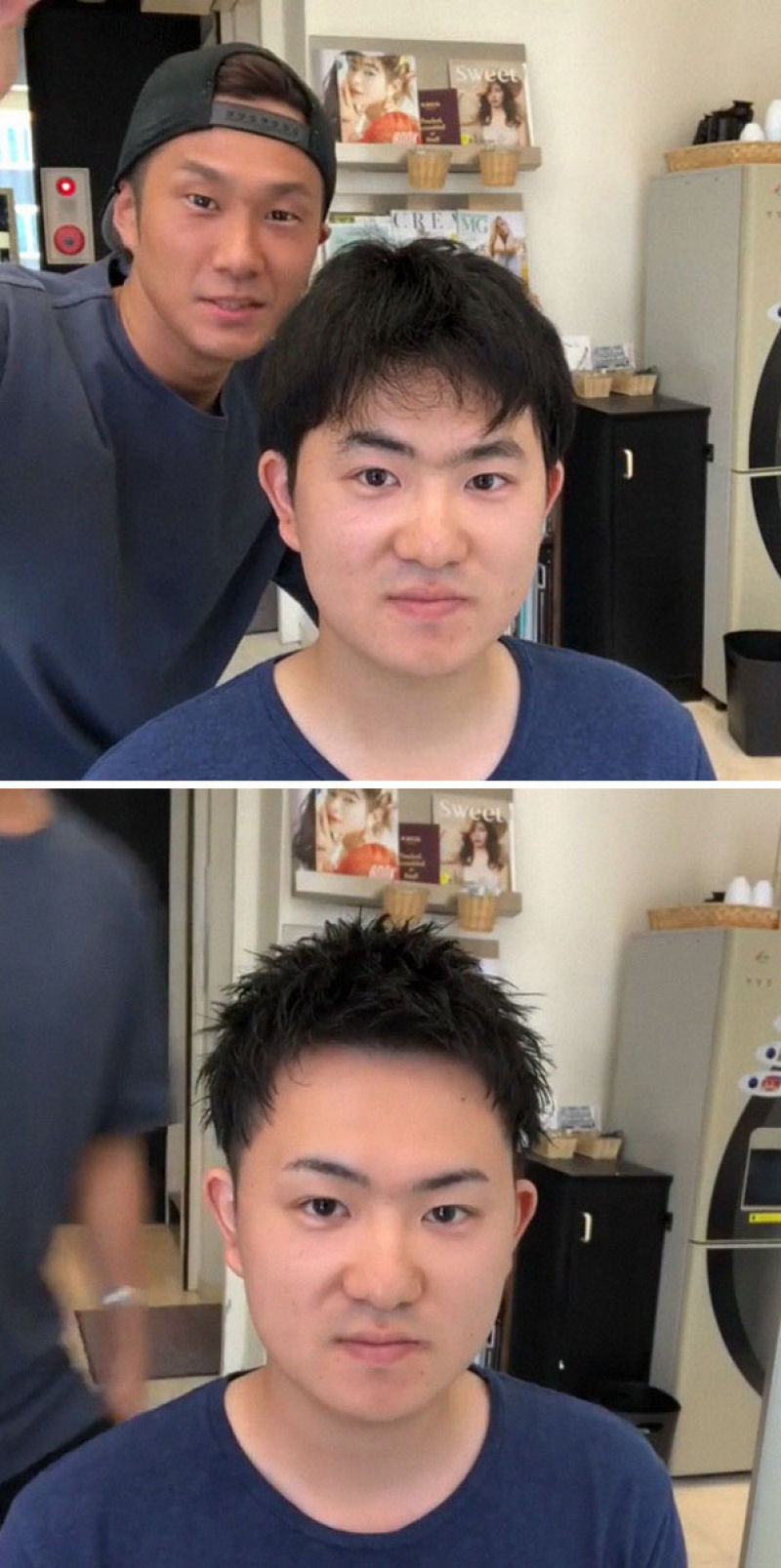 Barbeiro japons mostra a transformao proporcionada por um bom corte de cabelo 31