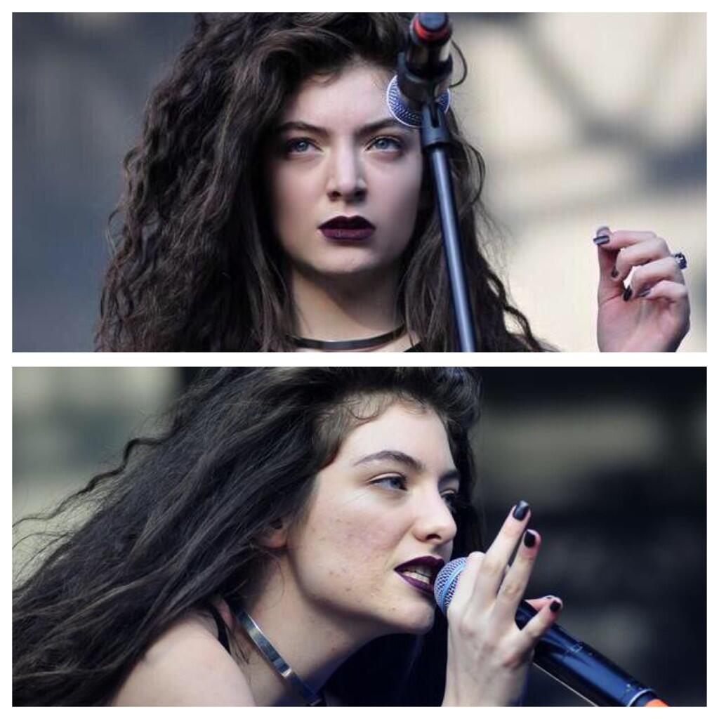 Lorde mostra seu rosto no fotochopado para lembrar que todos temos falhas