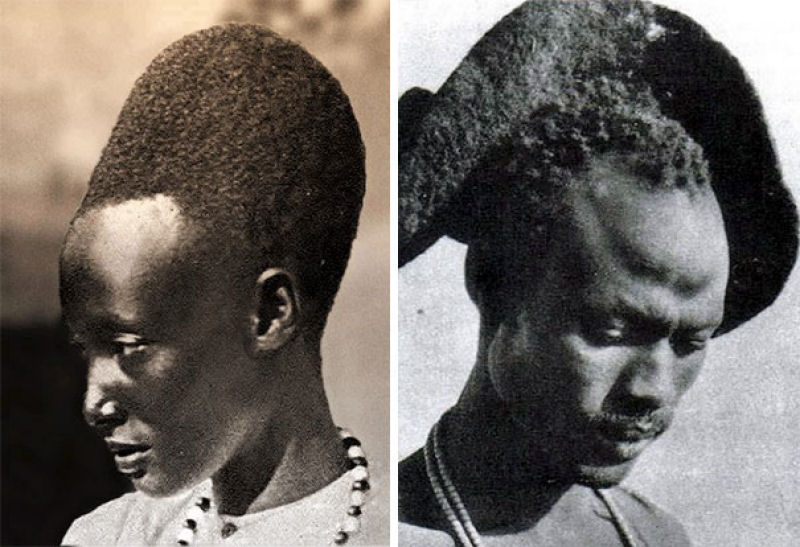 Fotos de quase 100 anos mostram o amasunzu, um penteado único dos ruandeses 02