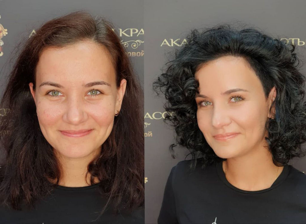 Maquiadora e cabeleireira russas transformam suas clientes indecisas usando o estilo livre 01