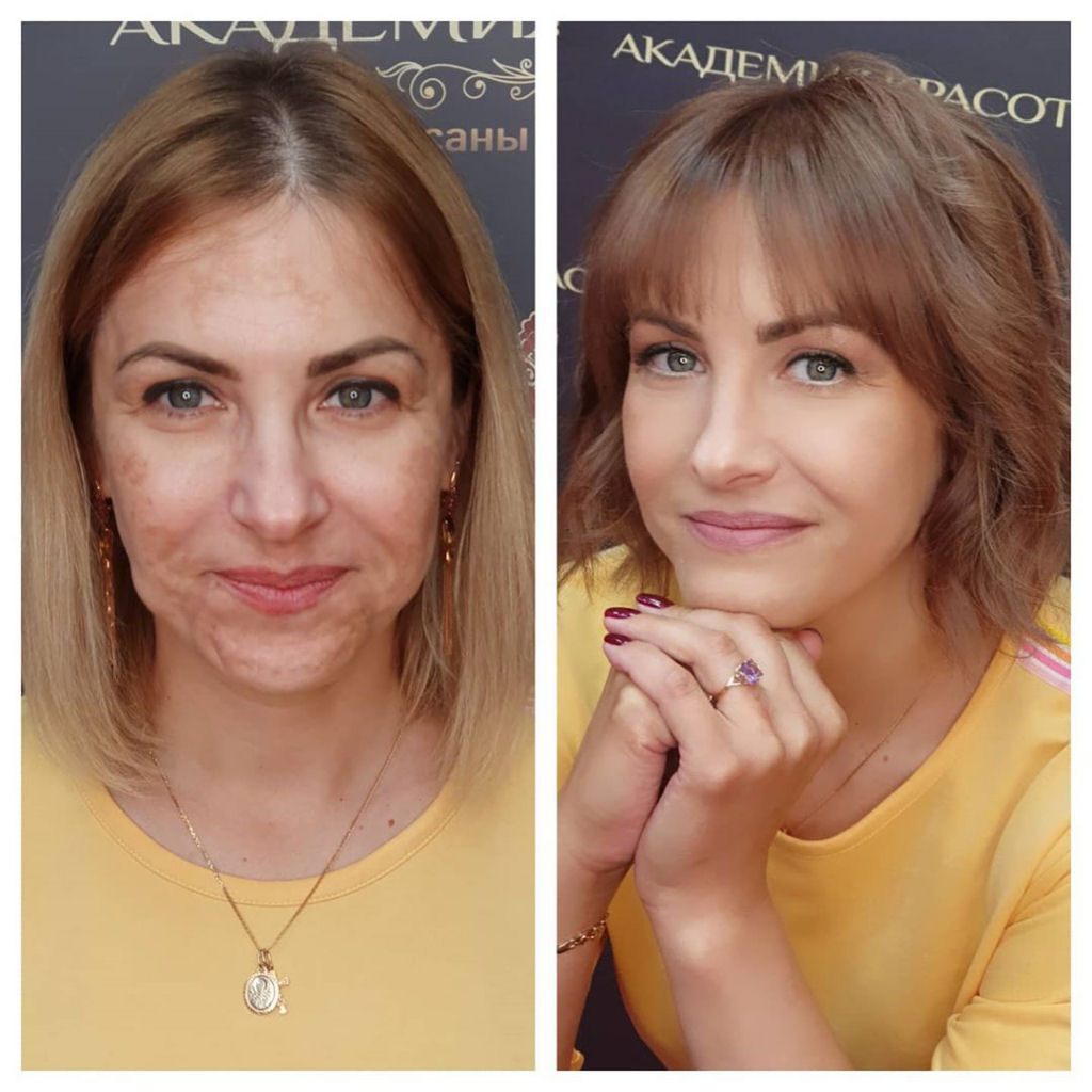 Maquiadora e cabeleireira russas transformam suas clientes indecisas usando o estilo livre 03