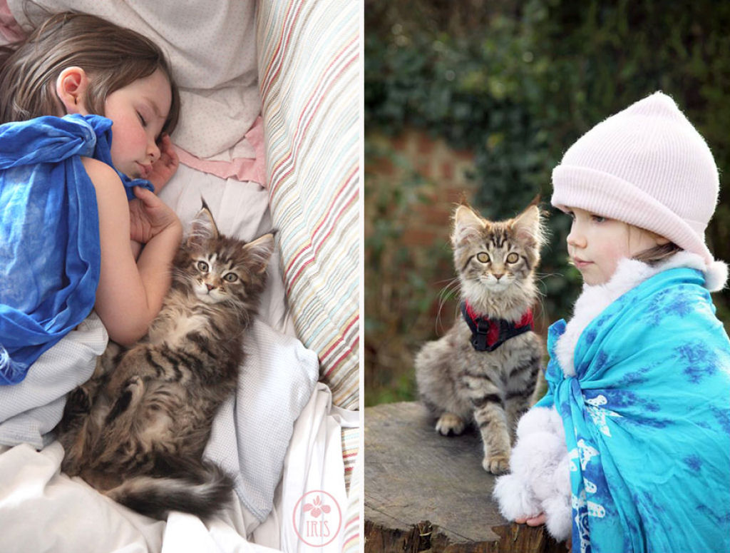 A comovente amizade de uma menina autista de 5 anos e seu gatinho  29