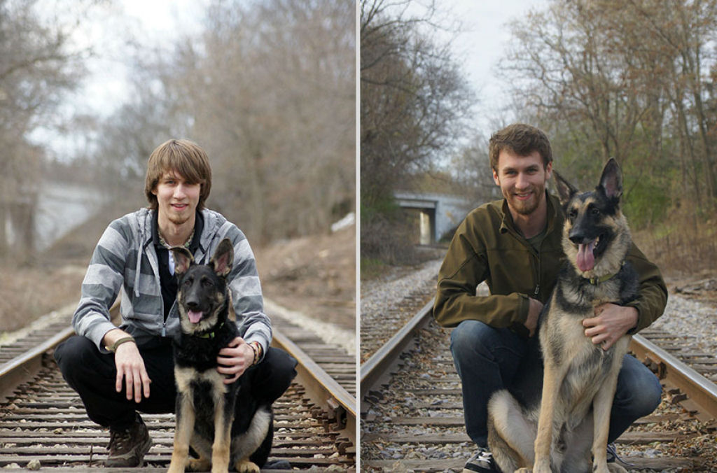 O antes e depois de adorveis animais de estimao 14