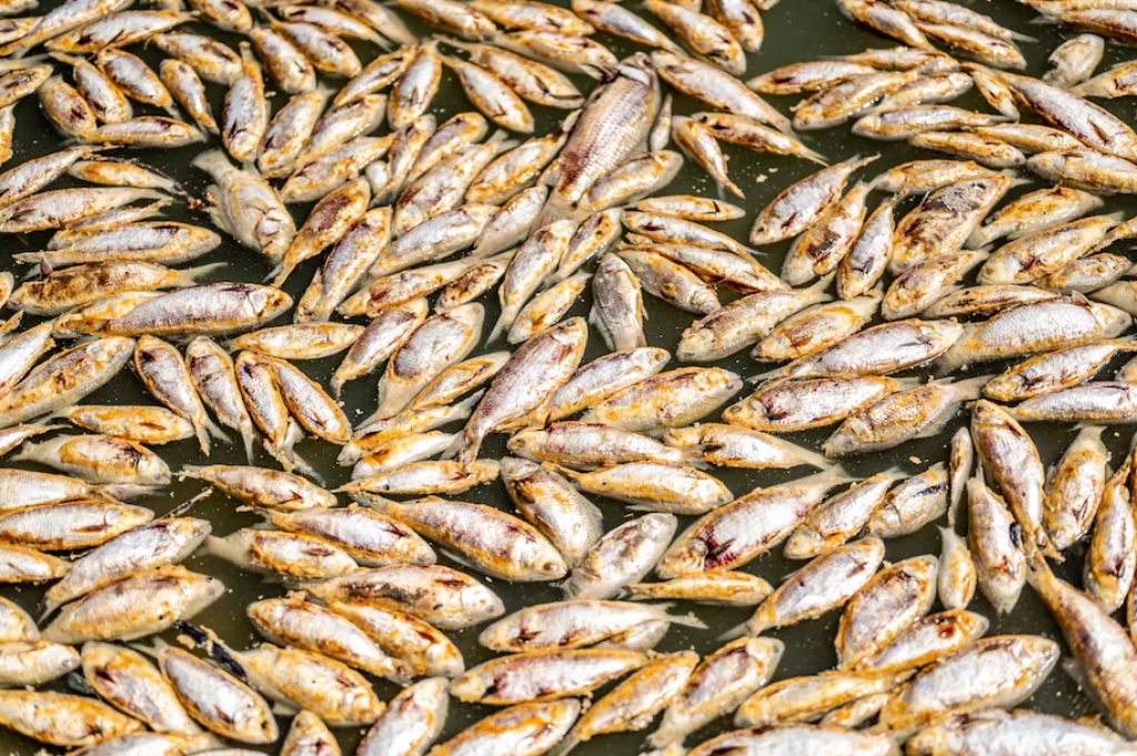 Milhes de peixes mortos esto apodrecendo em um rio australiano