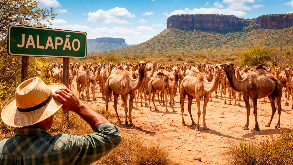 Voc� sabia que o Brasil tem uma grande caravana de camelos?