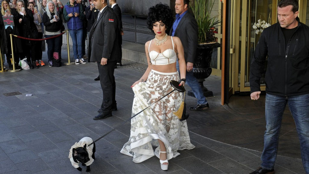 Câmera de vigilância grava passeador de cães de Lady Gaga sendo baleado durante o roubo dos buldogues franceses