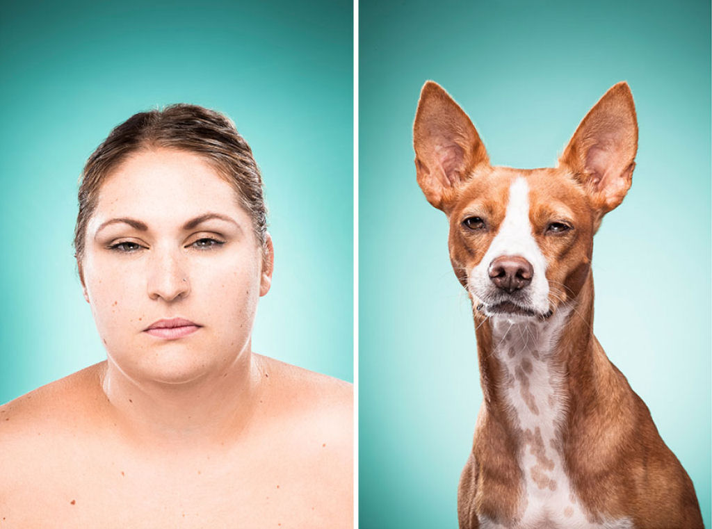 Cara de um, focinho de outro: humanos imitam os seus ces em fotos adorveis 15