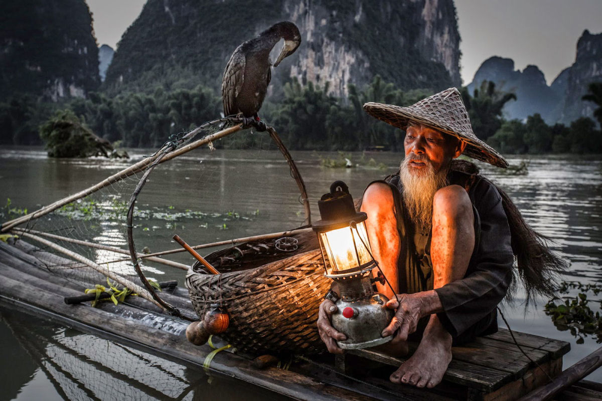A pesca com cormorões na China 19