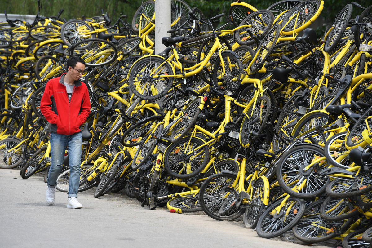 A baguna a ce aberto das bicicletas de aluguel chinesas  ainda pior do que mostramos 12
