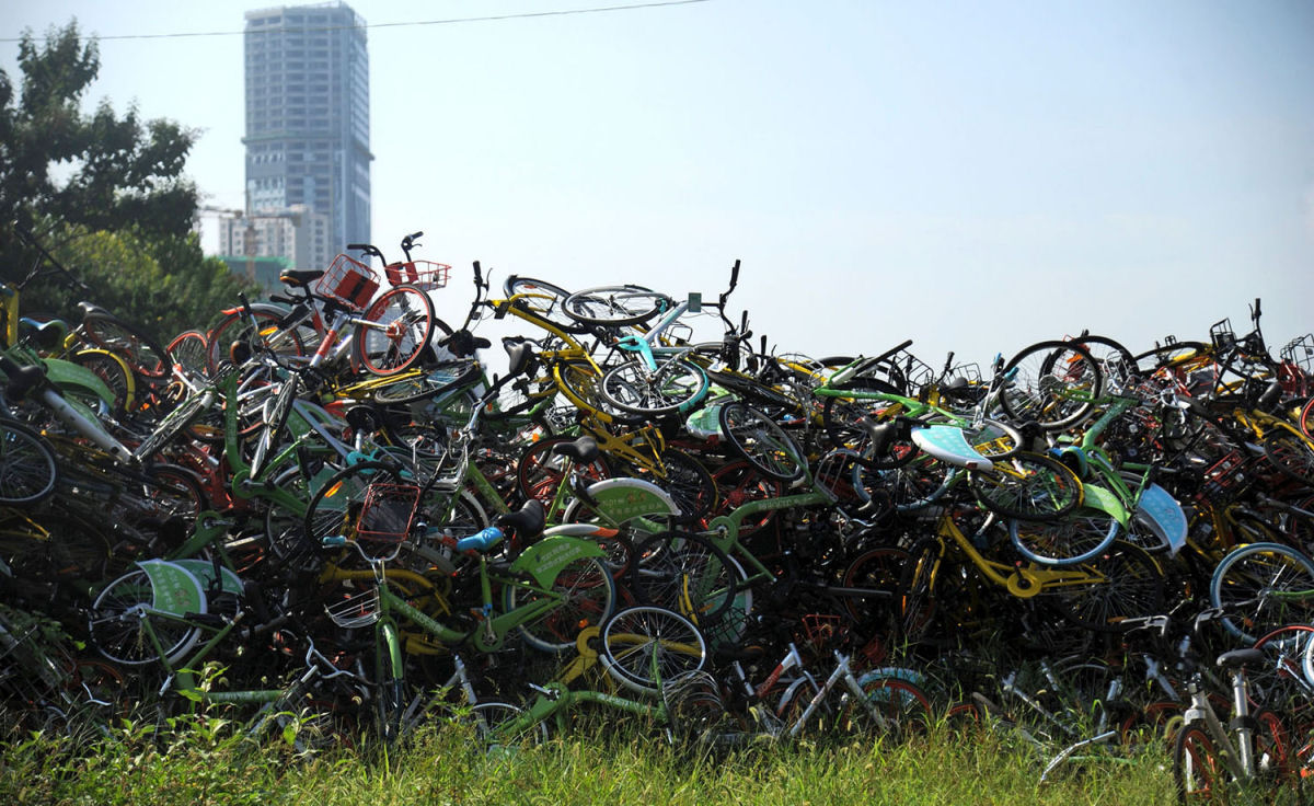 A baguna a ce aberto das bicicletas de aluguel chinesas  ainda pior do que mostramos 18