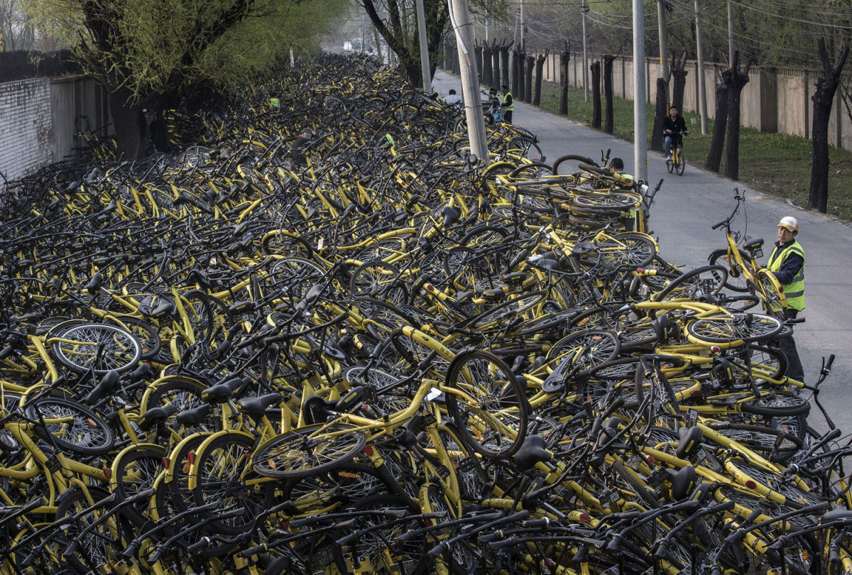 A baguna a ce aberto das bicicletas de aluguel chinesas  ainda pior do que mostramos 26