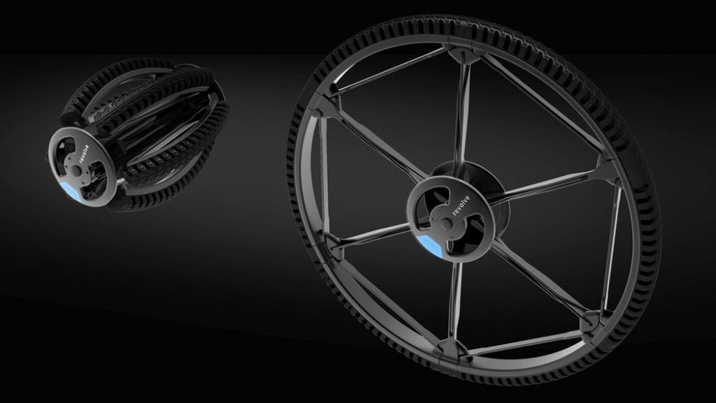 Esta roda dobrável de bike de 26 polegadas fica com apenas 1/3 de seu tamanho em apenas um movimento 01