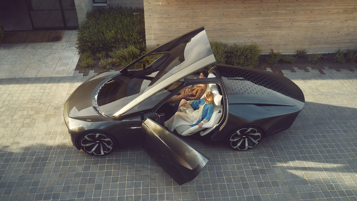 O Cadillac InnerSpace é um automóvel conceitual que parece mais futurista que os próprios carros do futuro