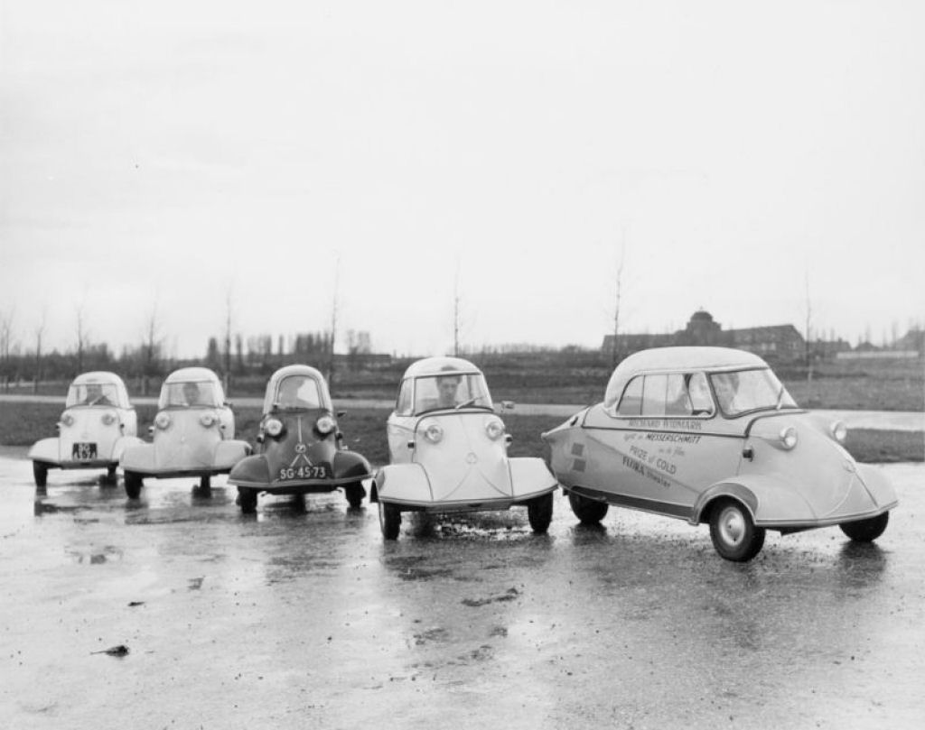 Aps a Segunda Guerra fabricante de avies teve que produzir o microcarro Messerschmitt KR175 10