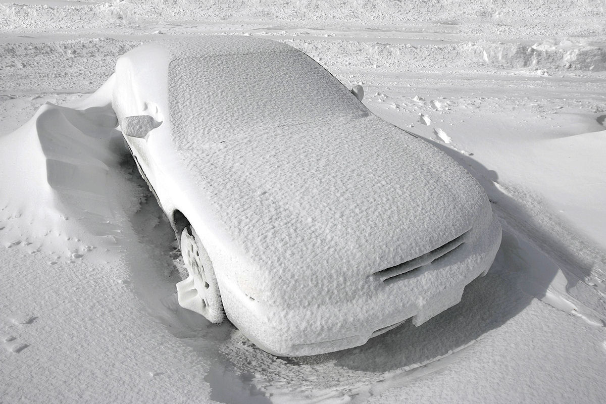 Como limpar um carro após uma tempestade de neve