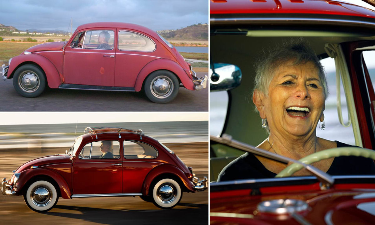 Adorado Fusca 1967, chamado 'Annie', reencontra sua dona ap�s uma restaura��o completa