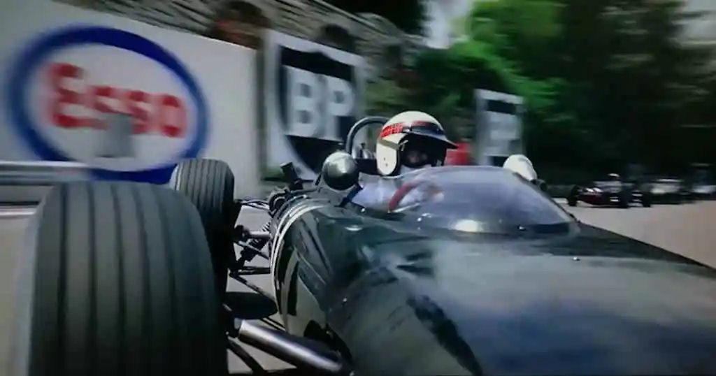 As imagens remasterizadas do Grande Prmio de Mnaco do filme 'Grand Prix' de 1966